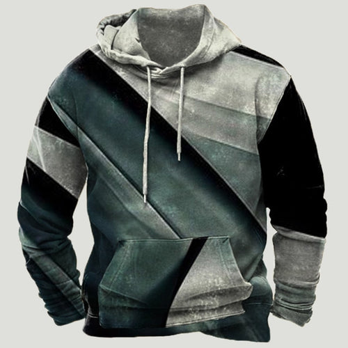 Load image into Gallery viewer, Western Aztec Patchwork Hoodie
