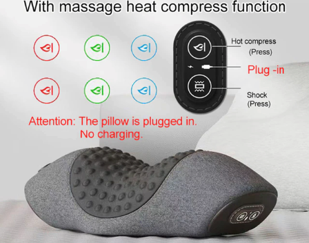 Load image into Gallery viewer, Massager Cervical Hot Pillow
